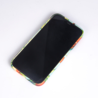 Étui de téléphone en silicone liquide fin personnalisable, étanche, antichoc, sangle incluse, nouveau style, design par transfert d'eau pour 14