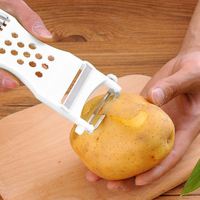 Fabrieksgroothandel PP plastic groente komkommer aardappel fruit snijder/hakselaar makkelijk schoon te maken keukengereedschap