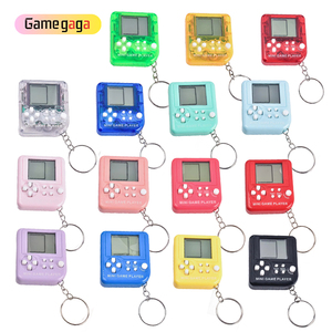 X Mini Game Keychain Portable <b>Handheld</b> Brick Game <b>Console</b> 23 Classic Games <b>Retro</b> Pocket Game Toy Key Chain Ornament Gift - Product Image 1
