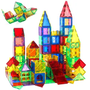 Blocs de construction magnétiques pour enfants Jouets d'apprentissage éducatifs Tuiles magnétiques 3D Blocs magnétiques pour enfants