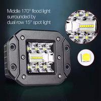 12V 24V 5 "pouces 39W encastré LED lumière de travail Pods voiture LED lampe de travail camion feu arrière pour 4x4 4WD pick-up ATV camion hors route SUV