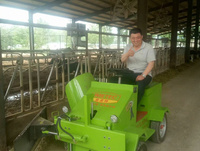 Poussoir d'alimentation électrique multifonctionnel 60V 72V Équipement d'élevage efficace pour l'alimentation des vaches de ferme laitière Nouveau avec 1 an de garantie