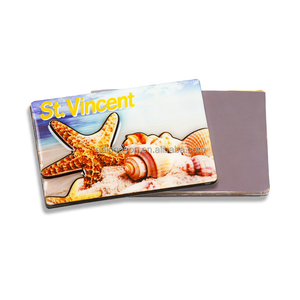 Imanes de Madera Personalizados con Recuerdos de Islas <span class=keywords><strong>Caribe</strong></span>ñas, Imanes de Refrigerador de MDF con Impresión UV de Doble Capa - Product Image 4