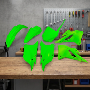 Kit di plastica verde fluorescente di 2022 2025 per accessori moto Kawasaki KX 85 - Product Image 2