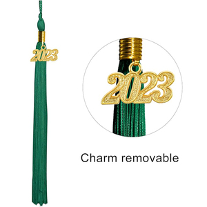 Gaun wisuda anak SD uniseks, Gaun Matte dengan topi untuk anak-anak - Product Image 5