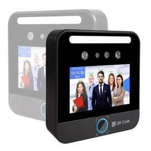 Terminal de Reconocimiento Facial Biométrico con IA, Lector de Códigos QR, Máquina de Control de Asistencia para Control de Acceso en Interiores - Product Image 2