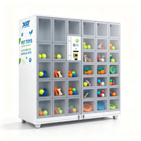 Distributeur automatique intelligent de friandises pour animaux de compagnie sans réfrigération avec compartiments sécurisés pour les parcs canins, les animaleries et les commerces communautaires