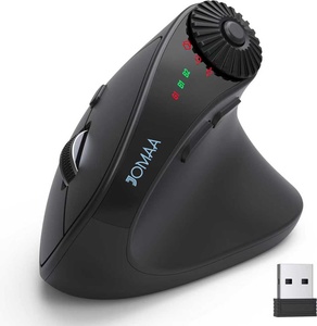 Souris verticale ergonomique <span class=keywords><strong>sans</strong></span> fil JOMAA avec réglage du DPI et bouton <span class=keywords><strong>de</strong></span> réglage des fonctions pour PC portable Windows - Product Image 1