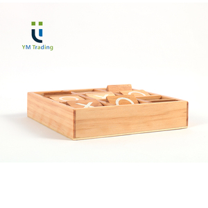 Bảng di động chiến lược trò chơi du lịch và suy nghĩ trò chơi bằng gỗ Tic Tac Toe trò chơi - Product Image 6