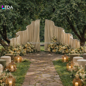 Nuevo 2026 Soporte Arqueado Metálico para Decoración de Fondo de Tela, para Decoración de Escenarios al Aire Libre y Bodas, Precio Mayorista - Product Image 4