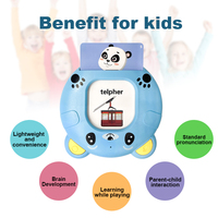 Lecteur Flashcards pour enfants jouet éducatif interactif d'apprentissage des langues et machine à cartes Flash intelligentes