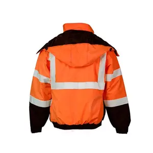 Fabrik Fabrik Direkt verkauf Größe XS-5XL Outdoor Langarm Kapuzen mantel Laufen Reflektierende Kleidung Arbeit Hohe Sichtbarkeit Jacke