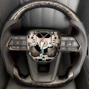 พวงมาลัยรถสปอร์ตคาร์บอนไฟเบอร์เหมาะสำหรับ Lexus LX570 ES <span class=keywords><strong>GS</strong></span> RX LX GX450 GX460 ES300h IS250 IS300 IS350 - Product Image 5