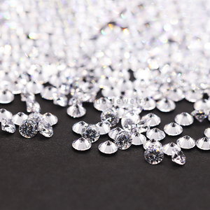 Harga Grosir Terbaik Batu Zirkonia Kubik Putih 5A Potongan Bundar Berkilau - Product Image 2