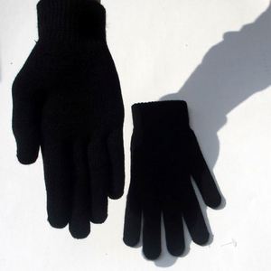 Gants en cachemire tricotés pour femmes, chauffe-mains d'automne, doublure épaisse d'hiver, mitaines à doigts complets, gants courts pour le ski, chauds - Product Image 6