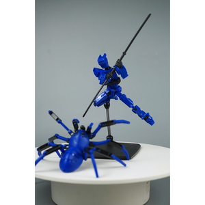 Jouet <span class=keywords><strong>Spider</strong></span>-<span class=keywords><strong>Man</strong></span> rouge et bleu, <span class=keywords><strong>robot</strong></span> articulé imprimé en 3D avec plusieurs formes et capacités <span class=keywords><strong>de</strong></span> transformation - Product Image 2