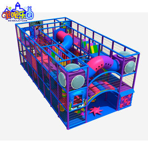 Aire de jeux intérieure modulaire personnalisée pour enfants, château ludique en bois et PVC, <span class=keywords><strong>ensemble</strong></span> de jeux souples pour usage commercial, centres commerciaux, multiples - Product Image 3