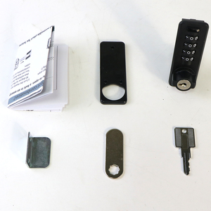 Đồ Nội Thất Công Cộng Bền Tủ Quần Áo Findback Mật Khẩu Key Nhựa 4 Kết Hợp Cơ Khí Tủ Khóa Với - Product Image 4