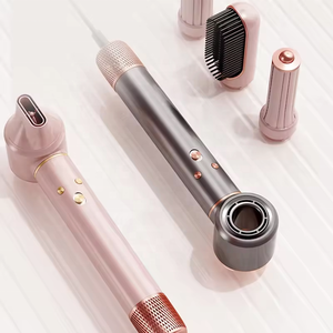 Sèche-cheveux professionnel 6-en-1 personnalisable à haute vitesse, ionique négatif, volumisant, avec étiquette privée, à air chaud - Product Image 4