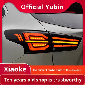 Suitable for 2016-2022 Qashqai Taillight Assemblies With <b>LED</b> Dynamic Running <b>Lights</b> Flowing Steering <b>Red</b> Lens <b>LED</b> Tail <b>Lights</b> Su - Product Image 4