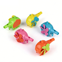 Échantillon gratuit Nouveau produit Ventes chaudes Unisexe Couleur mixte Forme d'avion Cadeau promotionnel Petit sifflet en plastique Jouet à bas prix
