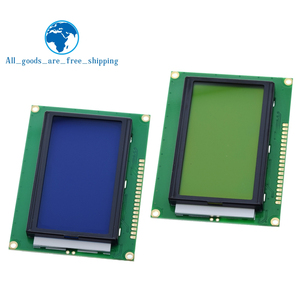 TZT 128*64 punti modulo LCD 5V schermo blu 12864 LCD con retroilluminazione ST7920 porta parallela LCD12864 per <span class=keywords><strong>arduino</strong></span> - Product Image 3