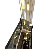 Lustres modernes minimalistes en albâtre cylindrique pour hôtel, salle à manger, îlot de cuisine, escaliers, décoration intérieure