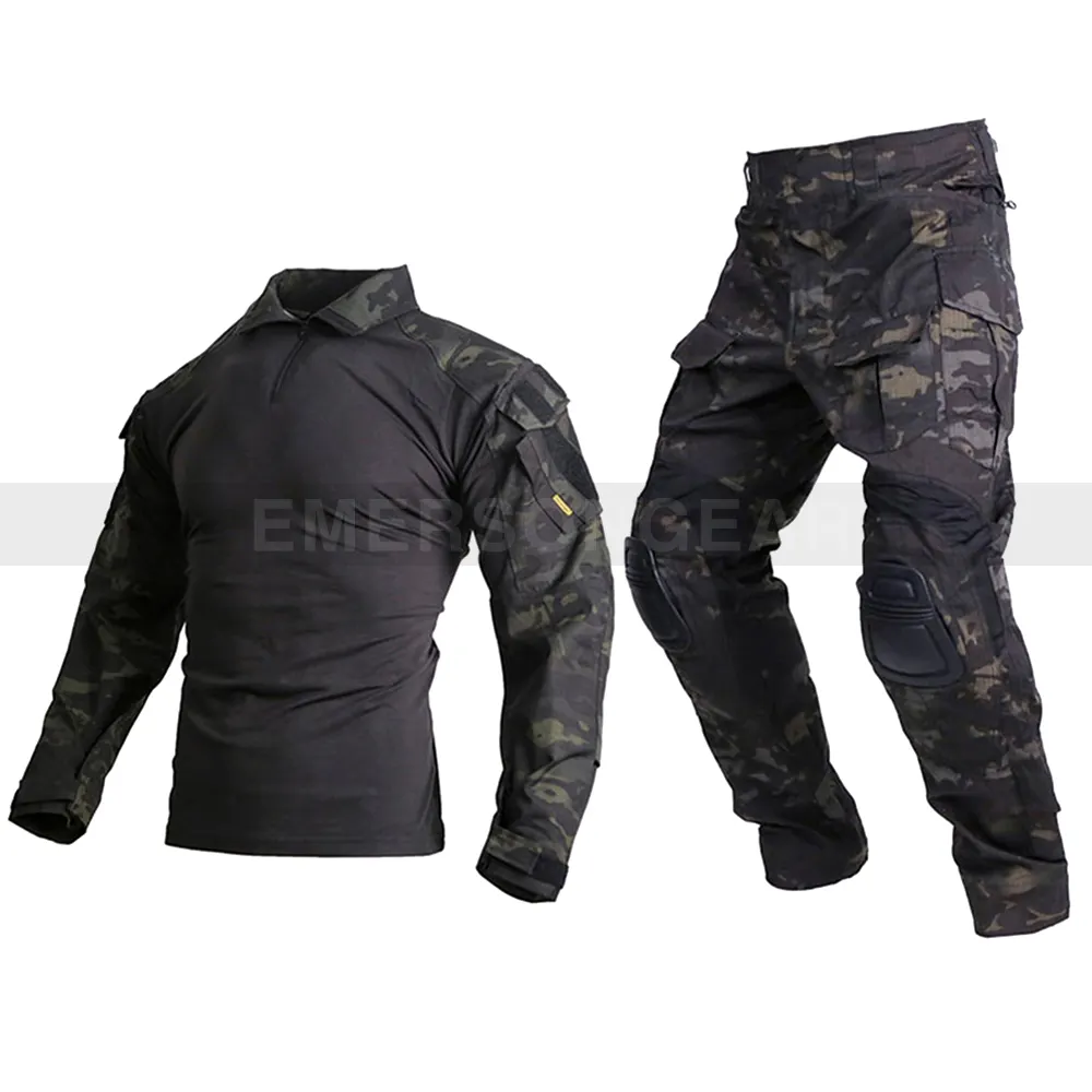 Emersongear G3 Blue Combat Shirt Green Hunting Uniforms Camouflage Tactical Suit Uniform All Pants