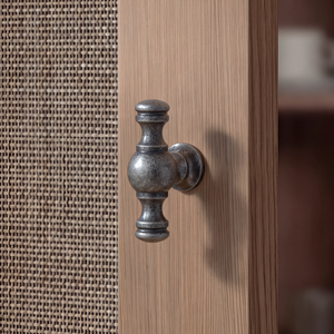 Poignées de porte de placard en laiton H59 argenté <span class=keywords><strong>antique</strong></span>, <span class=keywords><strong>style</strong></span> minimaliste français, pour meubles de cuisine, armoire et tiroirs - Product Image 1