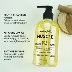 น้ำมันอาบน้ำยูคาลิปตัสผสมมิ้นท์ สำหรับทำความสะอาดผิวหน้าและผิวกาย ช่วยให้ผิวนุ่มชุ่มชื้น เหมาะสำหรับทุกคนในครอบครัว - Product Image 3