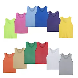 Wholesale Polyester Cheap Custom Football/Soccer Bibs Training Mesh Scrimmage Training Vests