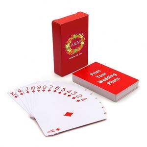 Customised Poker Favors Gifts Guest Bulk Personalized Playing <b>Cards</b> Paper for <b>Wedding</b> - Product Image 1