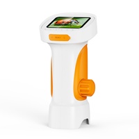 Mikroskop Genggam HD Portabel Dengan 8 Lampu LED Layar 2MP untuk Anak-anak Mesin Pengamatan Sains Edukatif Mainan