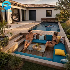 Piscina de Acrílico de Lujo Personalizada para Exteriores, Piscina Elevada Encantadora de Gran Tamaño, Piscina de Fibra de Vidrio para Hotel o Villa, Spa - Product Image 2