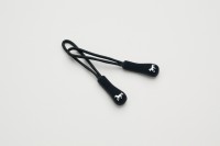 Glissière de fermeture éclair personnalisable en direct d'usine, tire-cordon en silicone durable pour accessoires vestimentaires, fabriqué en PU PVC