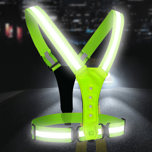 <span class=keywords><strong>Lampe</strong></span> de <span class=keywords><strong>Sport</strong></span> d'extérieur à LED blanche et rouge, étanche IPX4, avertissement de course en toute sécurité, <span class=keywords><strong>lampe</strong></span> de poche USB, <span class=keywords><strong>lampe</strong></span> de poitrine à LED, accessoires de cyclisme - Product Image 5