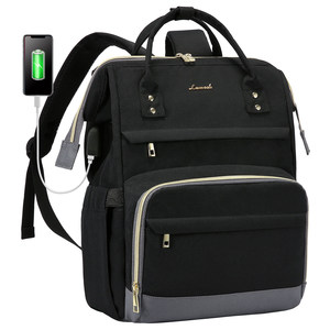 LOVEVOOK-mochila <span class=keywords><strong>de</strong></span> nylon impermeable para hombre y mujer, famosa <span class=keywords><strong>bolsa</strong></span> <span class=keywords><strong>de</strong></span> la universidad con puerto USB, para ordenador portátil, escolar, <span class=keywords><strong>2022</strong></span> - Product Image 1