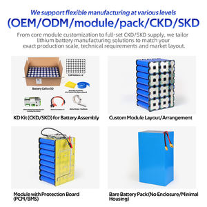 แบตเตอรี่ลิเธียมแบบกำหนดเอง 48V 60V 72V 20ah 30ah 40ah 50ah 60ah 75ah 100ah สำหรับมอเตอร์ไซค์ไฟฟ้า จักรยานไฟฟ้า สกู๊ตเตอร์ไฟฟ้า - Product Image 2