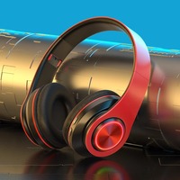 Casque de jeu sans fil pliable avec Bluetooth 5.0, étanche IPX4, conception supra-auriculaire pour le sport, les téléphones mobiles et les voyages