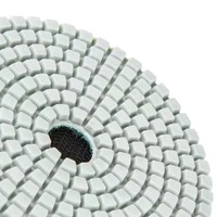 Disques de polissage diamantés humides de 4 pouces, personnalisés OEM pour le ponçage du béton, du marbre et du granit