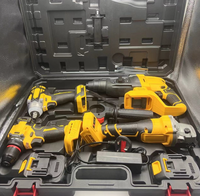 Kit de perceuse sans fil électrique portable LONSLEY 21V/18V avec batterie au lithium, outils électriques