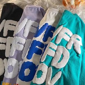 เสื้อยืดพิมพ์ลายสำหรับทุกเพศเสื้อยืดโอเวอร์ไซส์ธรรมดาพิมพ์ลายได้เอง - Product Image 4