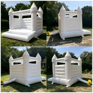 Inflatable Jumping Wedding Castles Outdoor Adults Children Bouncing Kids Commercial <strong>White</strong> Inflatable <strong>Bounce</strong> <strong>House</strong> For Sale - Product Image 6