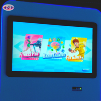 Solution de projection interactive mobile pour fitness, projecteur laser à monnayeur pour zone de divertissement familial