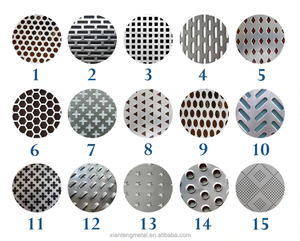 0,5-3mm verzinktes Eisenblech Perforiertes Netz für den Gebäudes chutz Stahldraht geflecht Perforiertes Metallblech Rundloch gitter - Product Image 6