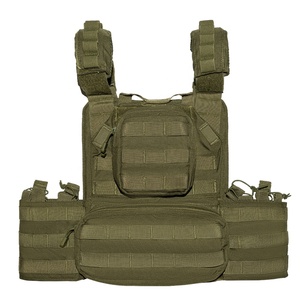 Newtech CS Trò Chơi Chiến Thuật Săn Bắn Màu Xanh Lá Cây Vải Molle Vest Cho <span class=keywords><strong>Sapi</strong></span> Trọng Lượng Đào Tạo Tấm Với Tiện Ích Túi - Product Image 2
