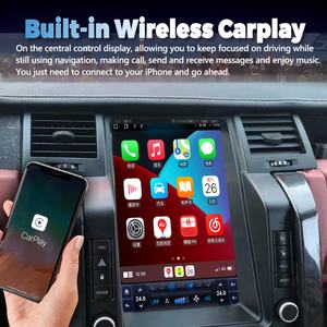 Radio con Pantalla QLED Android Tesla de 12.1 Pulgadas 2DIN para Land Rover Range Rover 2009, GPS, Carplay, Reproductor Multimedia, Reproductor de Video, Estéreo para Auto - Product Image 2