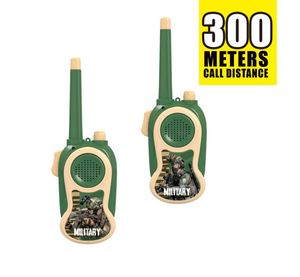 Nouvel ensemble talkie-walkie populaire 2025 de 300 m, longue portée, pour enfants, jouet récepteur portable, <span class=keywords><strong>police</strong></span>, dinosaure, militaire, interactif parent-enfant - Product Image 6