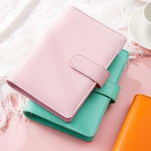 Wholesale Loose Leaf Pu Leather 6 Ring Planner 100 Envelope Savings Challenge A6 Budget <b>Binder</b> - Product Image 4