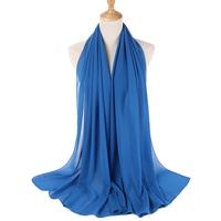 Hijabs en Chiffon Premium pour Femmes, Turban Musulman pour Femme, Écharpes pour Voiles